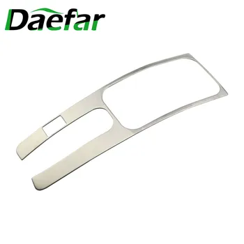 

Fit For Peugeot 2008 2014 DIY Car Styling Stainless Steel Handbrake Armrest Storage Box Control Panel Cover Case Stickers