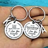 To My Son Daughter I Love You Forever Inspirational Gift Keychain,  Best Gift Idea for Son Daughter Stocking Stuff Gifts ► Photo 1/6