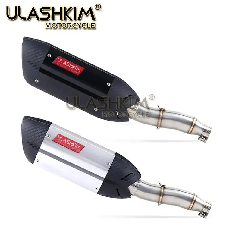 Полная выхлопная система мотоцикла глушитель Escape slip on для YAMAHA XG250 XT250 модифицированный контакт средняя труба адаптер подключения