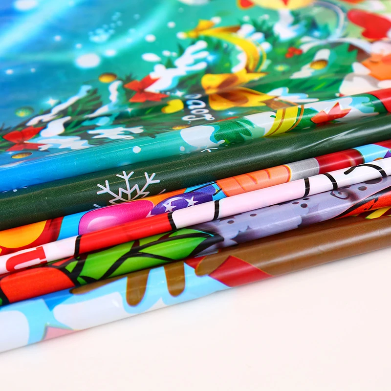 Table Runner Mat Snowman Santa Claus Dining Tableware Decor Christmas Decorations For Home New Year Party Table Cloth for Xmas