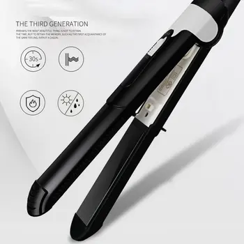 

Professional Hair Straightener Curler Hair Flat Iron Negative Ion Infrared Hair Straightener Curling Iron Corrugation