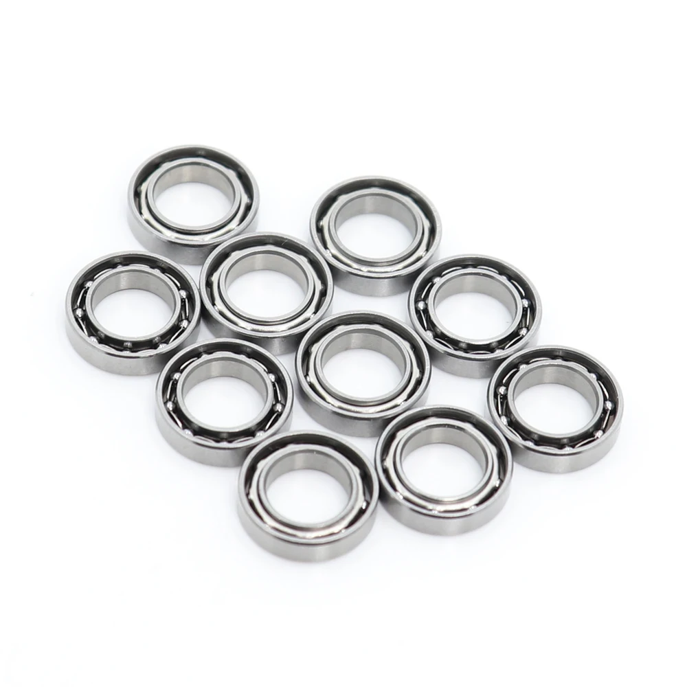 Rolamento de Esferas 6x10x2.5 mm Abec1 Não Padrão Sulco Profundo Rolamentos Abertos 10 Pcs Mr106