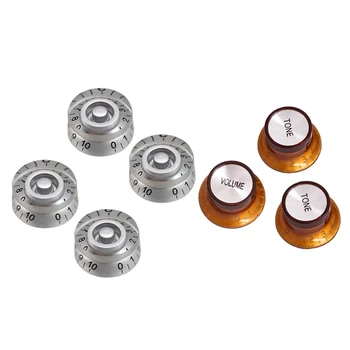 

7 Pieces Electric Guitar Tone Volume Control Knob Button for ST SQ SG