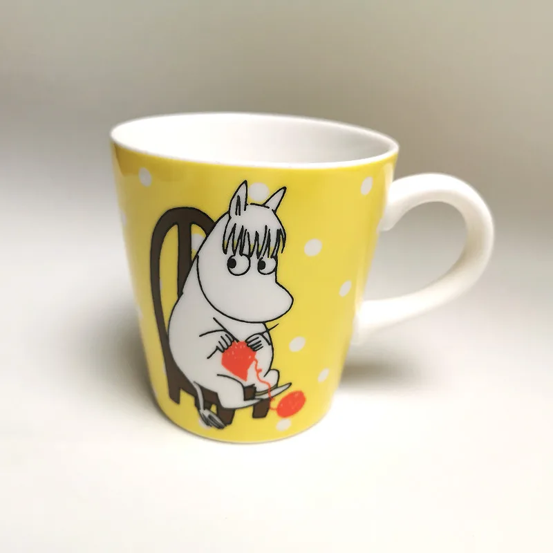 Финская мультяшная кружка muumi little my cute dot фарфоровая кофейная кружка, чашка для воды, молока, подарок на день рождения