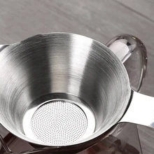 Mesh Easy Clean Universal Stainless Steel Home Tea Filter Infuser Strainer Kitchen Leaf Funnel Household With
