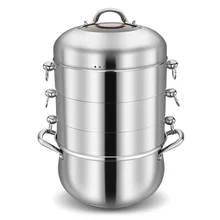 Нержавеющая сталь 304 котлы из нержавеющей стали 4 слоя Пароварка горшок горячий горшок суп мгновенный горшок аксессуары соединение дно