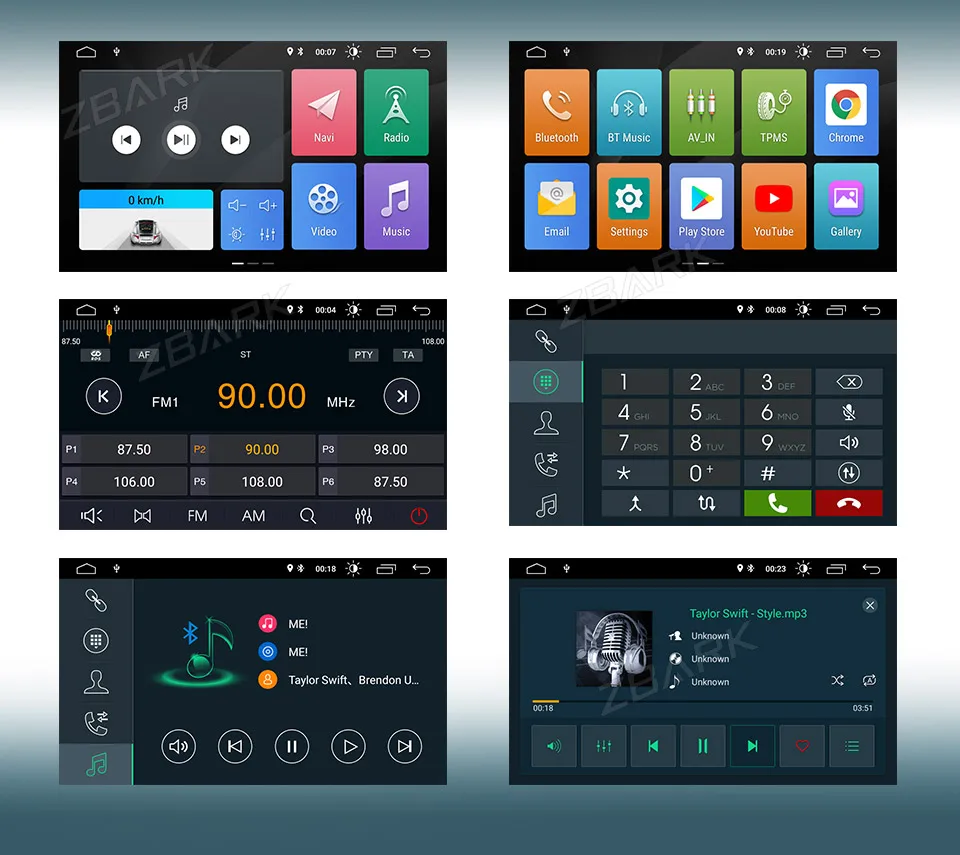 Flash Deal 9 inch 2 Din Android 9.0  GPS Navi  bluetooth left  hand drive Car Radio stereo  Player for TOYOTA Prius 2009  - 2013 YHPRSZMA1 3