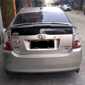 

UBUYUWANT High Quality Rear Trunk Lip Spoiler For Toyota Prius Spoiler 2009 - 2014 Rubber Carbon Color Car Tail Wing Decoration
