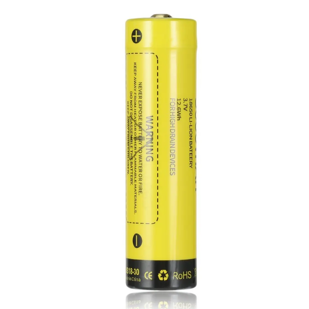 BANTRE 3000MAH большая емкость 18650 батарея Relacement USB перезаряжаемая батарея для фонарик для путешествий фонарь