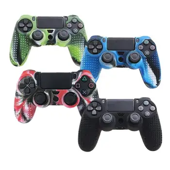 

Camouflage Silicone Gel Rubber Case Cover For SONY Playstation 4 PS4 Controller Protection For PS4 Pro Slim Gamepad Dualshock 4
