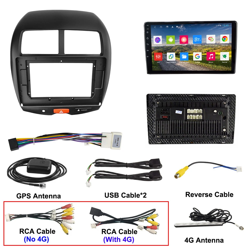 EKIY 10 1 ''Android 8 автомобильный Радио мультимедийный плеер 2 Din Dvd GPS для Mitsubishi ASX 2010