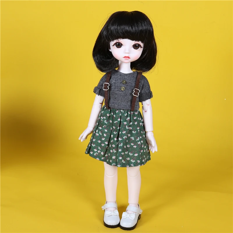 DBS DREAM FAIRY Doll 1/6 BJD mechanical joint Body With makeup wig eyes clothes shoes girl gift SD 28cm toy 13