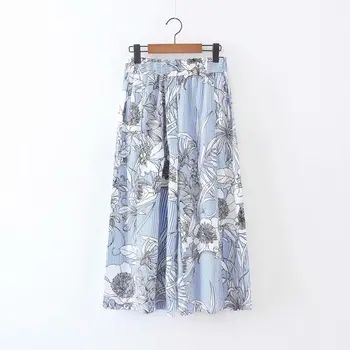 

Woah 2020 XZ40 printed - 2378 European and American fashion casual pants 2020 amoi wide-legged pants