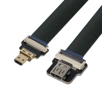 

Chenyang Micro HDMI Female to CYFPV Micro HDMI Male Extension FPC Flat Cable 1080P for FPV HDTV Multicopter Aerial Photography