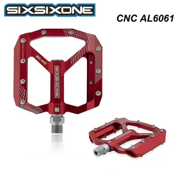 

SIXSIXONE MTB Bike Pedals 3 NBK Sealed Bearings Pedal for BMX Cycling , CNC AL 6061 Anti-slip Mountain Bicycle Pedals