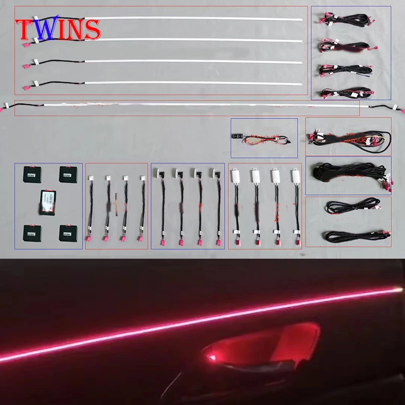 

For all car use Universal car ambient light for vw golf 7 ford focus camry hyundai rhd lhd Inter door Ambient light foot lamp