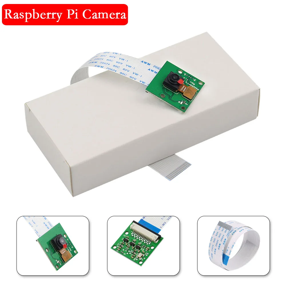 

Raspberry Pi 4 Camera Module 5MP 1080P 720 Raspberry Pi 3 Camera OV5647 Webcam for Raspberry Pi 4 3 2 Model B 4B 3B Plus