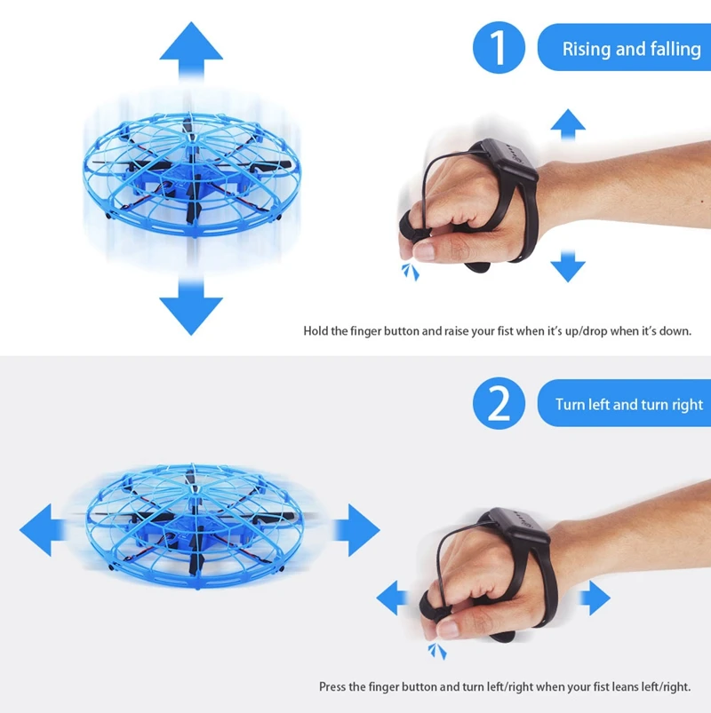 Мини-Дрон, индукционный Квадрокоптер, жестовая Гравитация, индукция, НЛО, Дроны с камерой, Дрон, анти-столкновения, ручной 3D рулон, парящий, детские игрушки