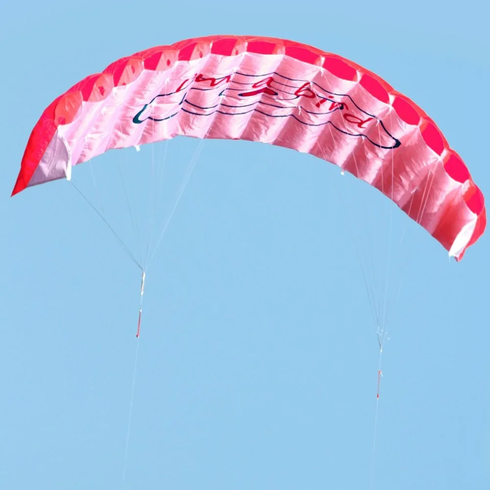 1.4m Dual Line Kitesurfing Stunt Parachute Soft Parafoil Surfing Kite Sport Kite Huge Large Outdoor Activity Beach Flying Kite
