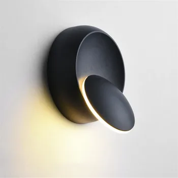 

LED Wall Lamp Modern Wall Light 360 Degree Rotating Adjustable Bedside Lamp Creative Light Stair Bedroom Wall Lights for Home