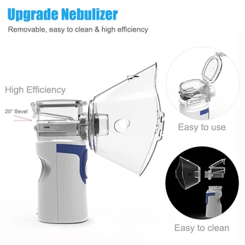 

Portable Inhaler Nebuliser Rechargeable Silent Humidifier for Adult Baby Baby Handheld Respirator Portable Medical Devices