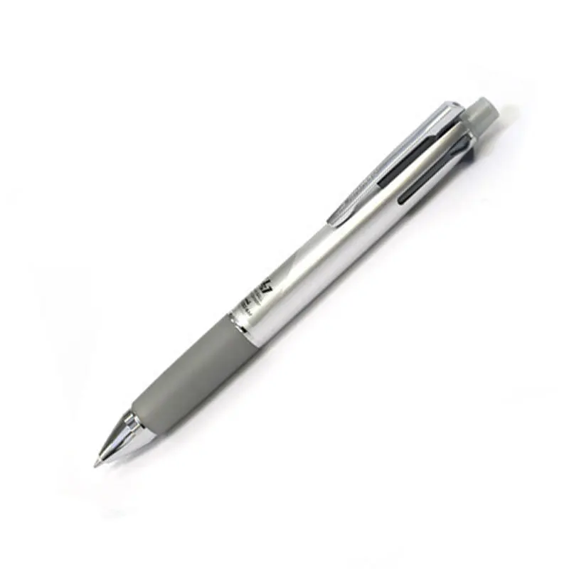 1 шт Uni MSXE5-1000-07 Jetstream 4& 1 4 цвета 0,7 мм шариковая мульти ручка(черный, синий, красный, зеленый)+ 0,5 мм карандаш - Цвет: Silver 1Pcs