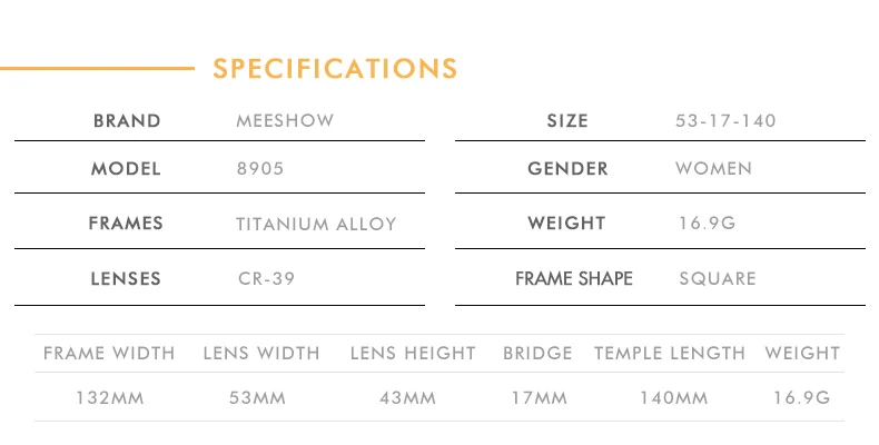 Meeshow Оправа очков из титанового сплава мужские wo Мужские квадратные очки meeshowretro soculos de grau feminino по рецепту 8905