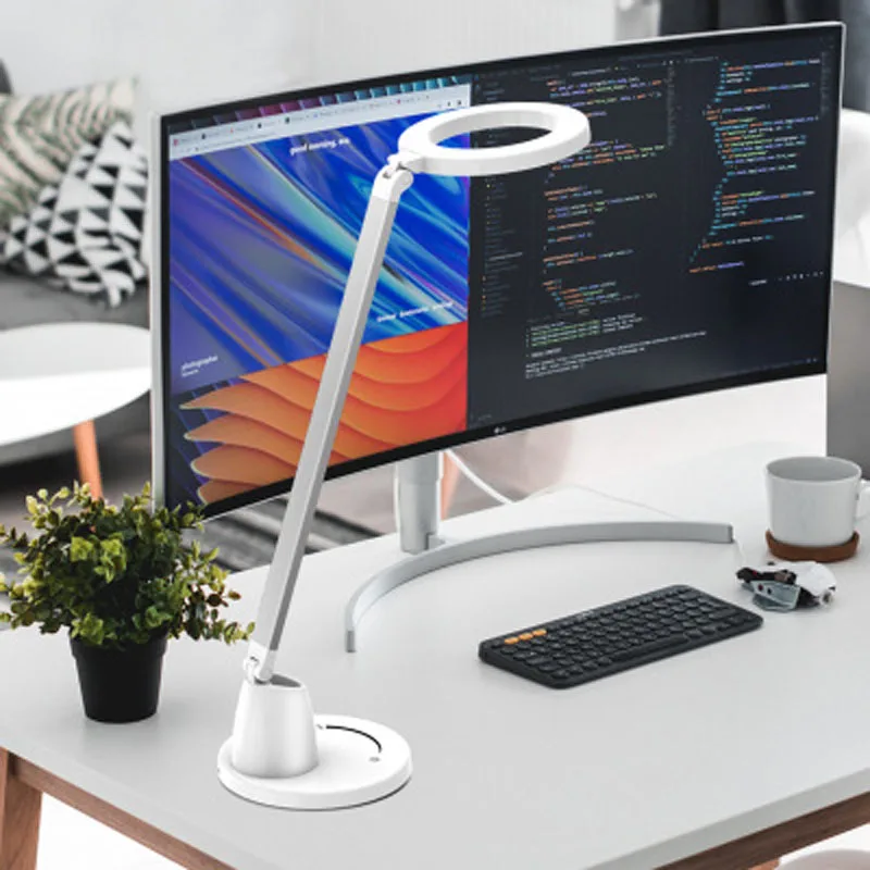 

4000K LED table lamp 7 level dimming eye protection desk plug-in reading eye protection office table lamp