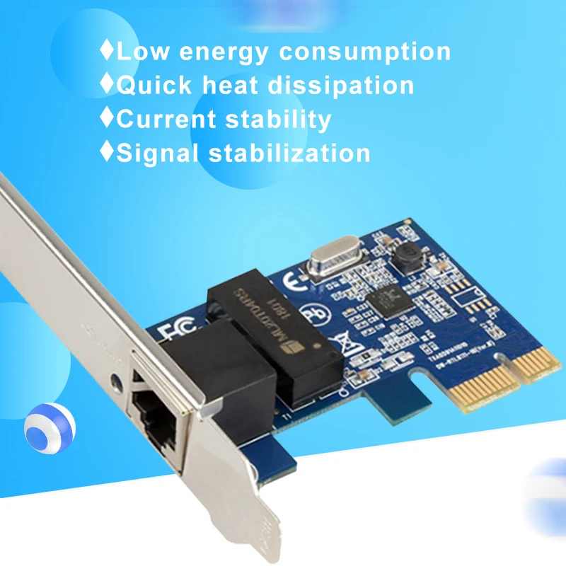 Главная карта pci-e 1000 Мбит/с гигабитная сетевая карта 10/100/1000 Мбит/с RTL8111F RJ45 проводная сетевая карта 1 Гбит/с сетевой адаптер LAN Карта