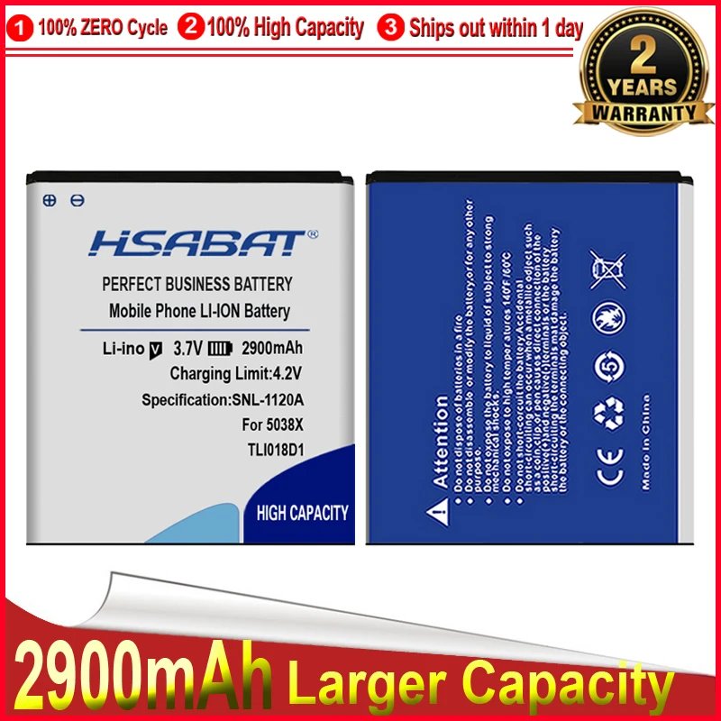 Аккумулятор HSABAT для Alcatel One Touch Pop D5 Dual 5038x OT5038X 3 5015D OT 5016 TLi018D1 TLi018D2 | Мобильные