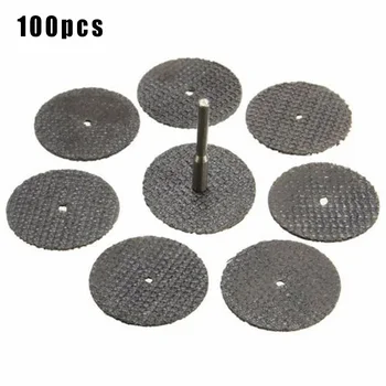 

100pcs Cutting Wheel Set With Mandrel Wood Cutter Trimming Replacement