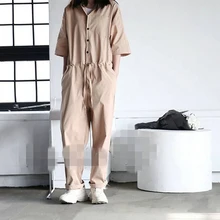 Европейский и американский стиль, мужской стиль для волос, для ночного клуба, уличный комбинезон, свободный, в стиле хип-хоп, рабочие брюки с коротким рукавом j