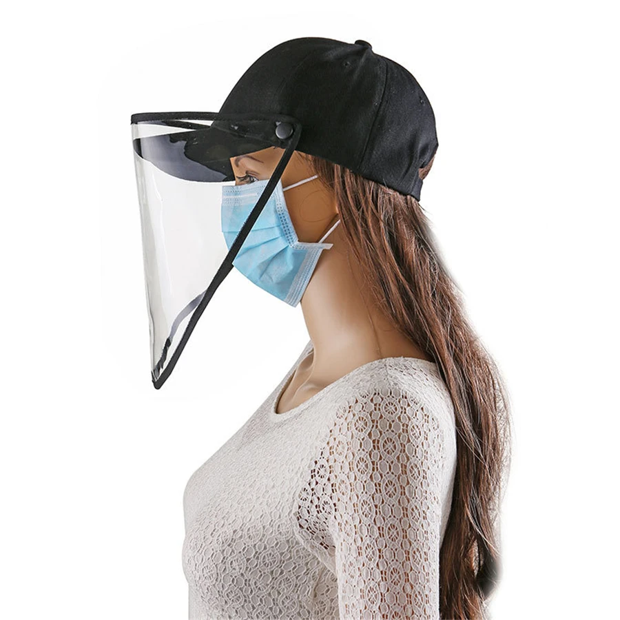 Sombrero Protector Facial Unisex Gorro de Pescador con Protecci/ón de Visera Transparente para al Aire Libre a Prueba de Viento//Polvo y Anti-UV