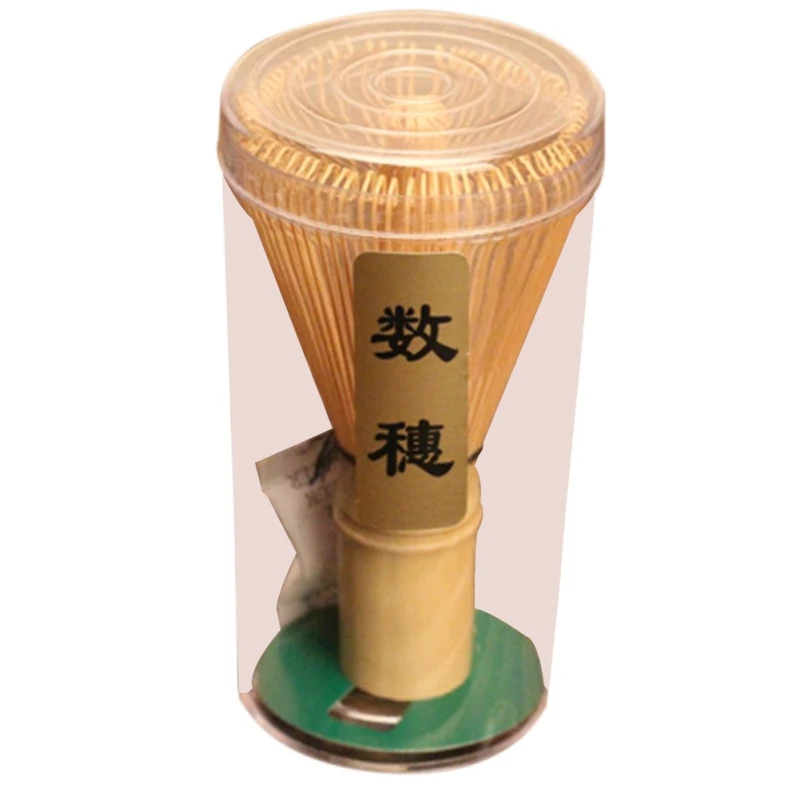 D Bamboo Tea Whisk Matcha Point Appliance Matching Tool Ceremony Spare Parts Japanese Tea Set Handmade - Color: D