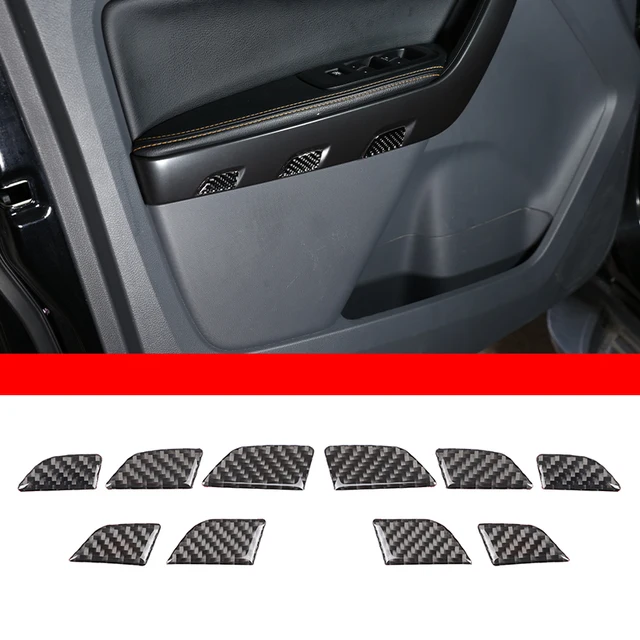 For Ford Ranger Wildtrak 2015-2021 Car Gear Panel Central Control Instrument Decorative Panel Interior Sticker Car Accessories Style 11