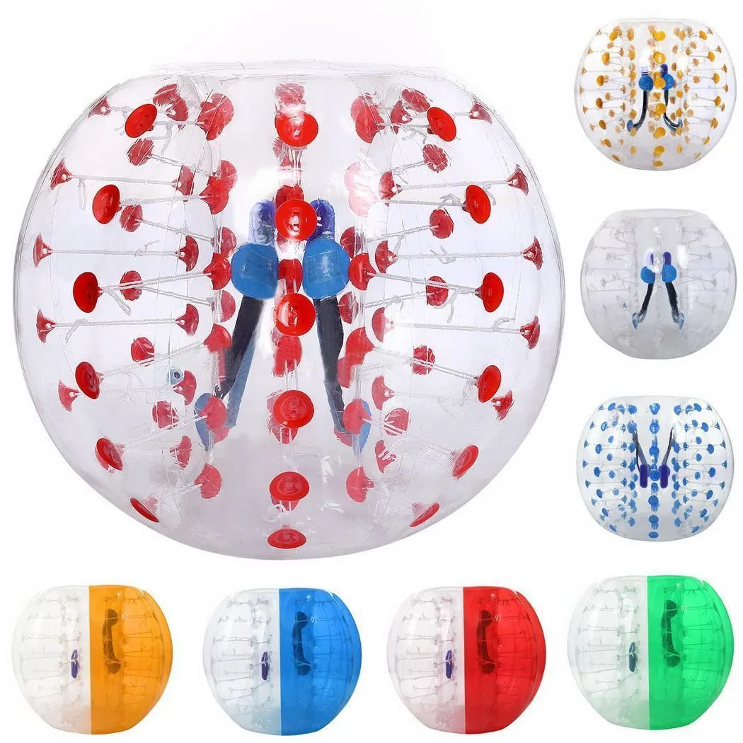 1.5m 100%TPU Inflatable Bubble Soccer Football Ball Zorb Ball Inflatable Human Hamster Bumper For Adults