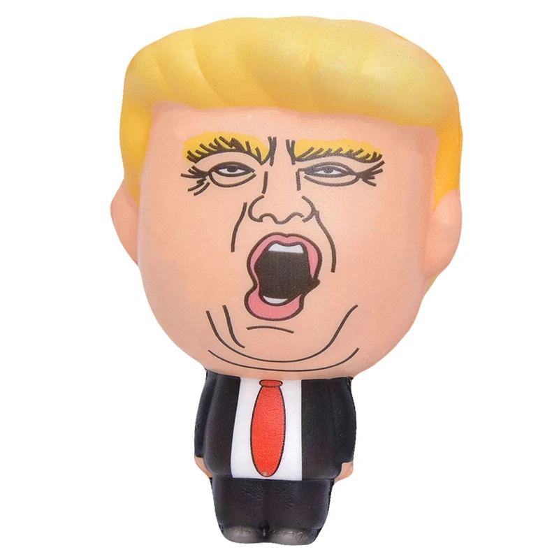 1 шт. Kawaii Shrilling американский президент фигурка медленно отскок шутка игрушка Моделирование PU Антистресс вентирующая игрушка