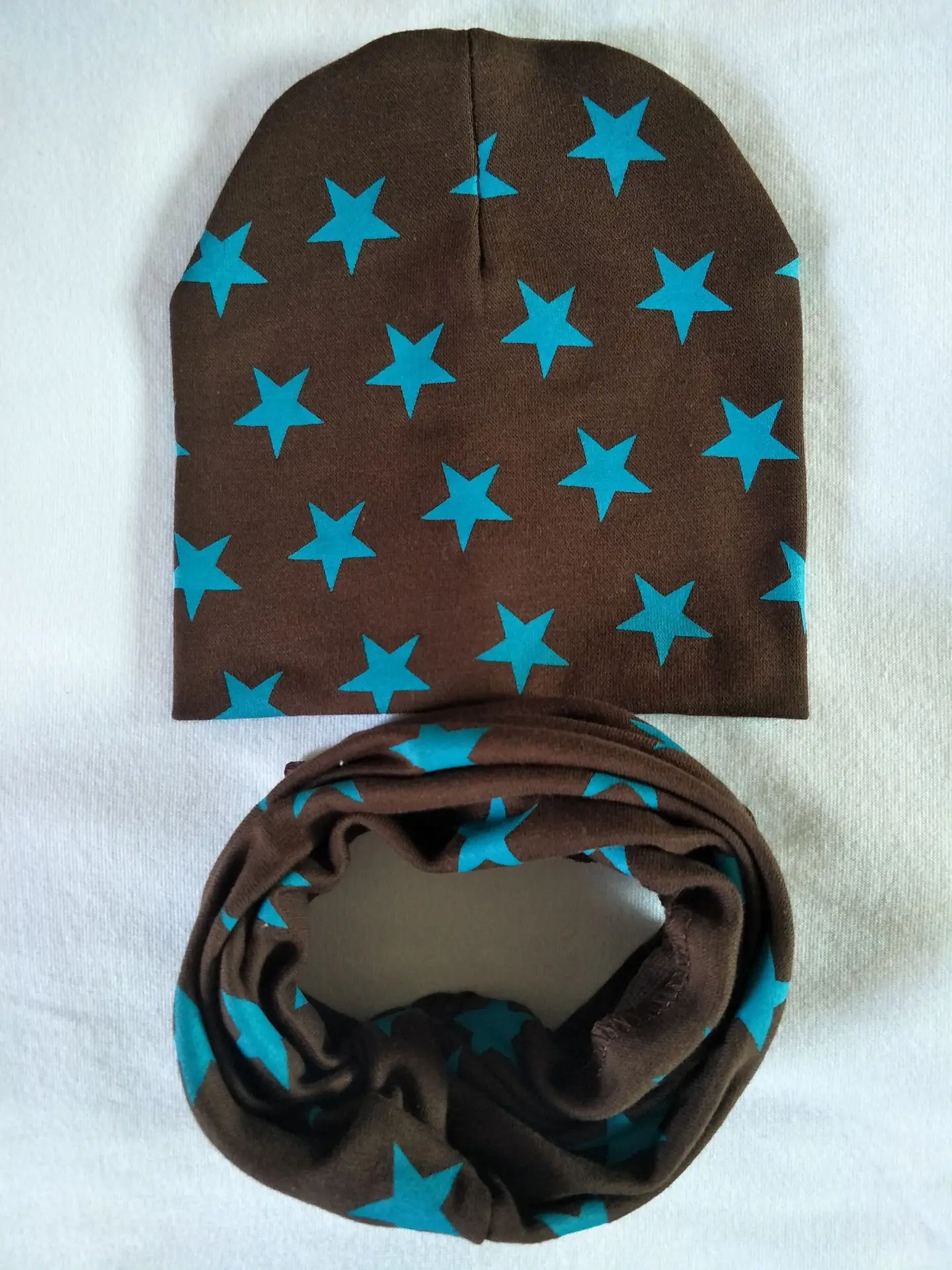 Dark Brown 2 шт./компл.; сезон зима-весна; Детские шапки и шарфа хорошее с камуфляжным принтом из хлопка для детей с капюшоном для мальчиков и девочек; Кепки детская Кепки s шапочка для малышей, шапки для новорожденных - Цвет: Dark Brown