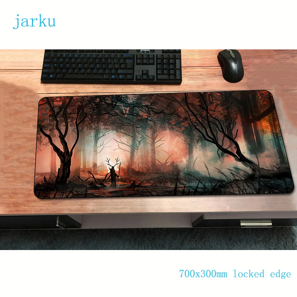 Фантазия лес коврик для мыши 700x300x2 мм игровой коврик для мыши очаровательные офисные notbook Настольный коврик красочные padmouse игры pc gamer коврики