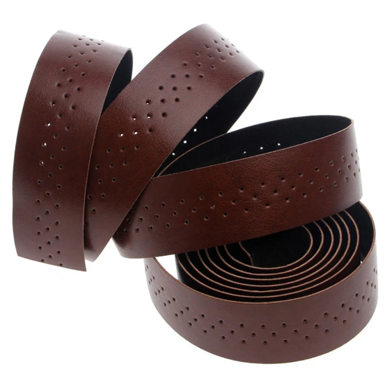 

Bicycle Sports Handlebar Tape Faux Leather Wrap Bar Plug Non-slip Road Sports Bike Handle Wraps