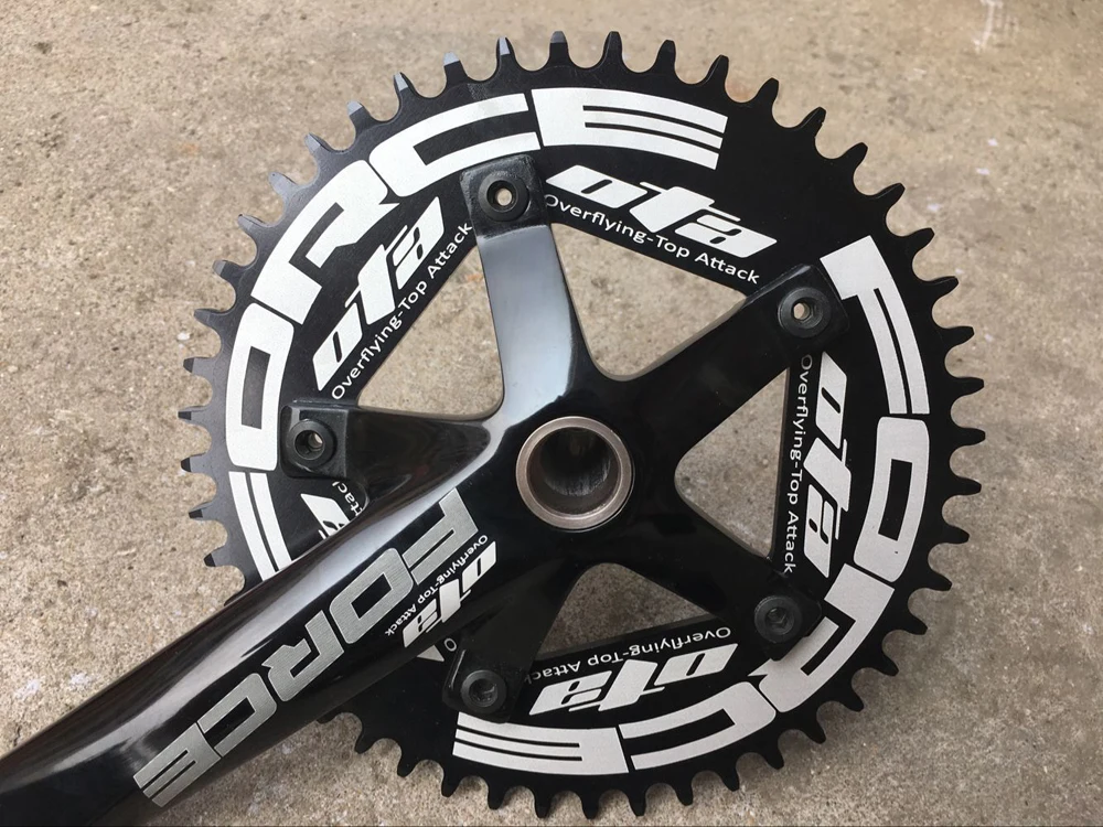 Fixie велосипедная Звездочка 48 т OTA алюминиевая односкоростная дорожка цепь с