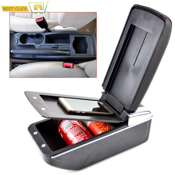 

Storage Box Center Console Dual Layer Armrest Arm Rest Tray For SKODA Octavia A5 Mk2 2 Laura 2005-2012 2006 2008 2009 2010 2011