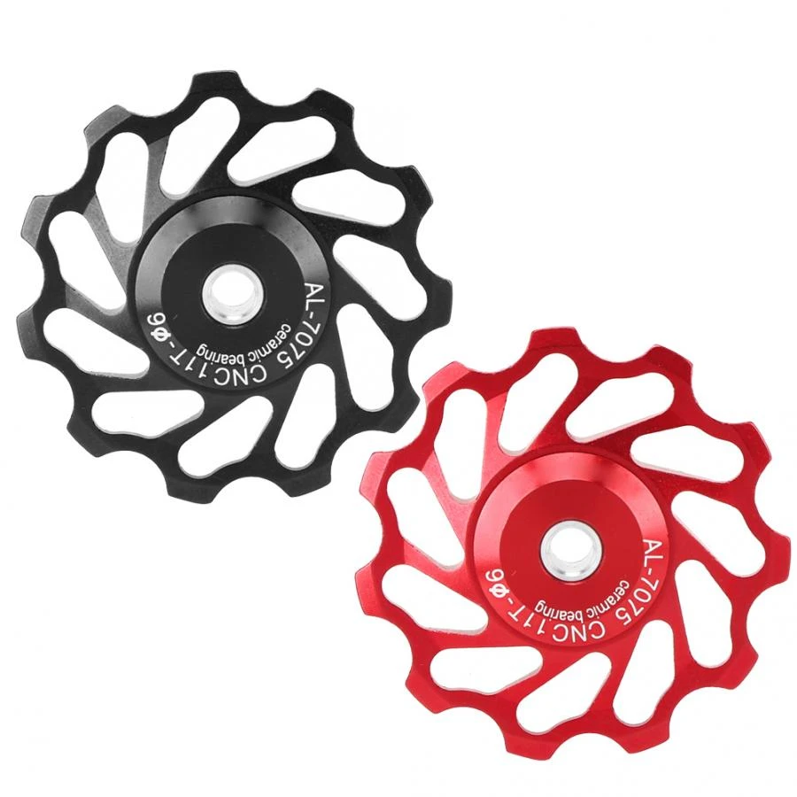 11t 13t Bicycle Rear Derailleur Jockey Wheel Ceramic Bearing Pulley Road Bike Guide Roller Idler Metal Guide Pulley Bearing Aliexpress