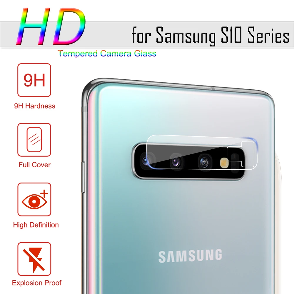 

2 Packs of Camera Lens Tempered Glass for Samsung Galaxy S10 Plus S10e Armor Glass Lens Protector for Samsung S10 5G S9 S8 Plus