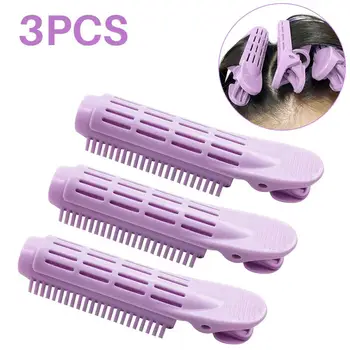 

3pcs Hair Curler Clips Clamps Roots Perm Rods Styling Rollers Fluffy DIY Hair Tools Hair Root Volume Clip Hair Clips For Women