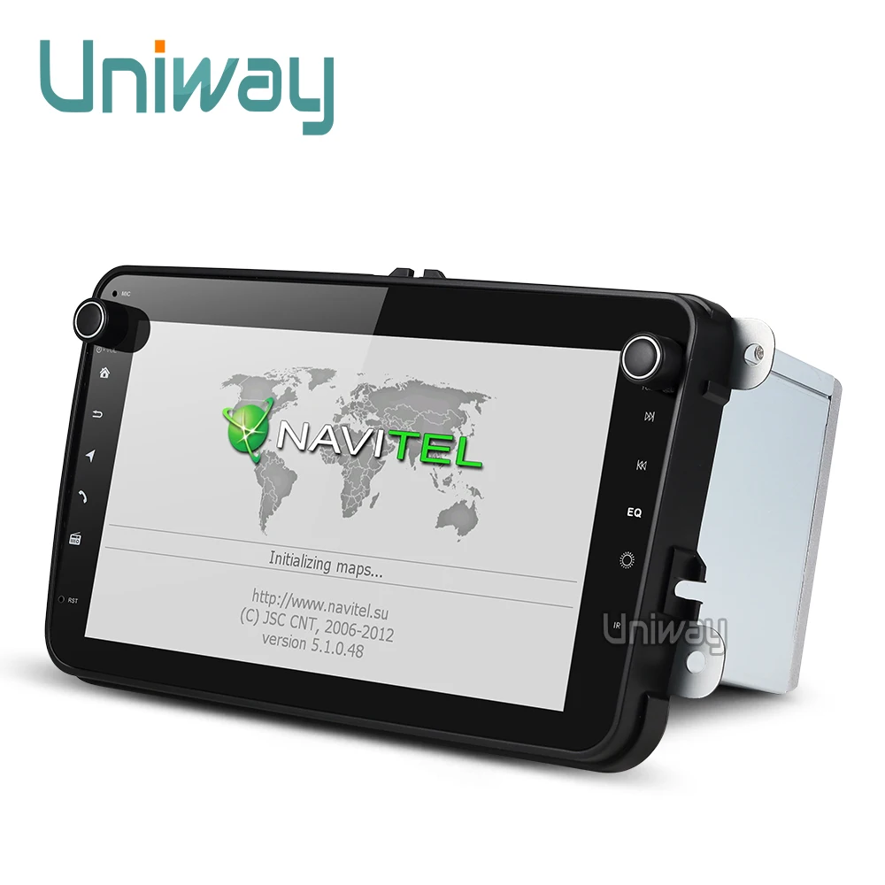 Flash Deal Uniway 8" 2 din android 8.1 car dvd for vw passat b6 b7 golf 5 6 tiguan polo octavia rapid fabia multimedia navigation player 4