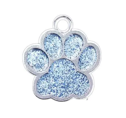20pcs color 4 20 шт./лот 25x27 мм Bling Cat кулон в форме собачьей лапы талисманы подходят для магнитного плавающего медальона - Окраска металла: 20pcs color 4
