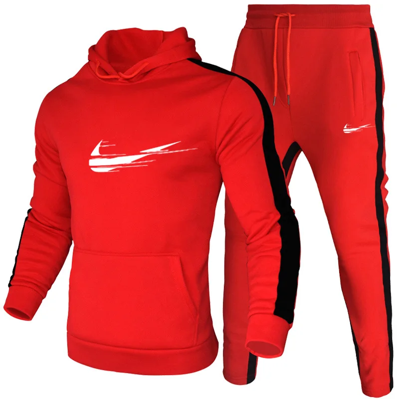 

Fashion men clothing jogging sports suit brand men's sportswear suits hoodie+pants 2pce sets male casual hoodies tracksuit