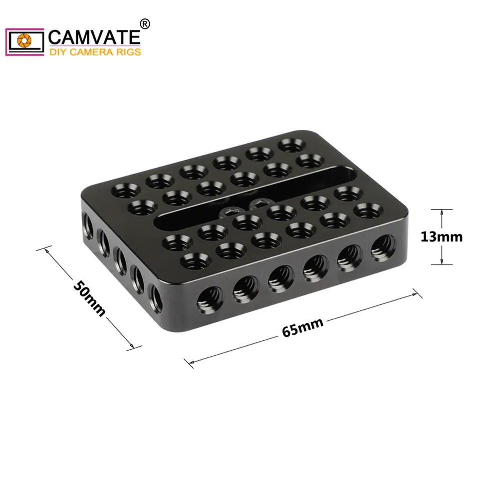 CAMVATE верхняя Монтажная пластина для Canon 60D/70D/50D/40D/7DMarkII/5dmarkii/5dmarkiii/Nikon D7000/D7100/Sony