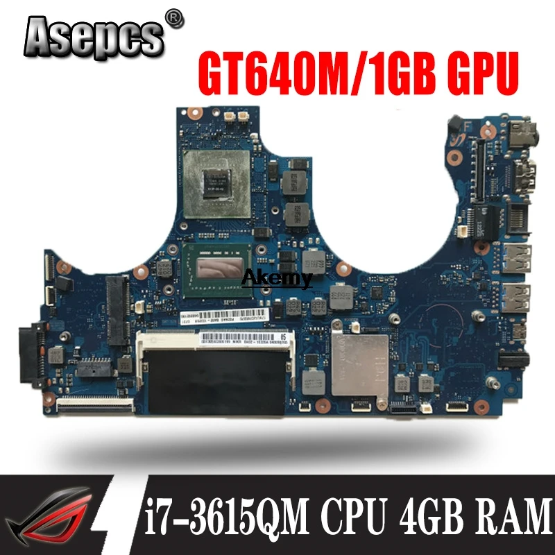 

For Samsung NP700Z5C Laptop Motherboard With i7-3615QM CPU 4GB RAM GT640M/1GB GPU BA92-10325A BA92-10325B MB 100% Tested